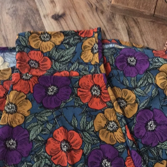 Bundle 2 Fall LulaRoe skirts.  Hi-lo style - Picture 2 of 5